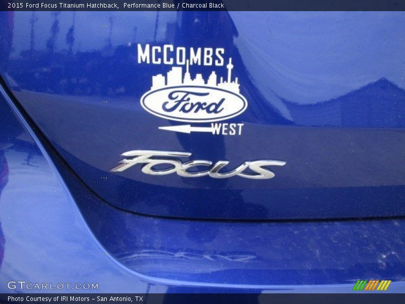 Performance Blue / Charcoal Black 2015 Ford Focus Titanium Hatchback