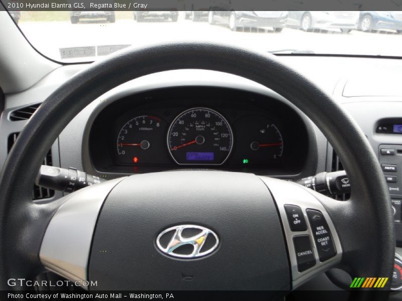 Regatta Blue / Gray 2010 Hyundai Elantra GLS