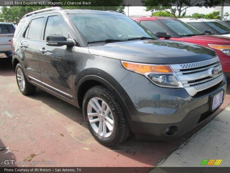 Magnetic / Charcoal Black 2015 Ford Explorer XLT