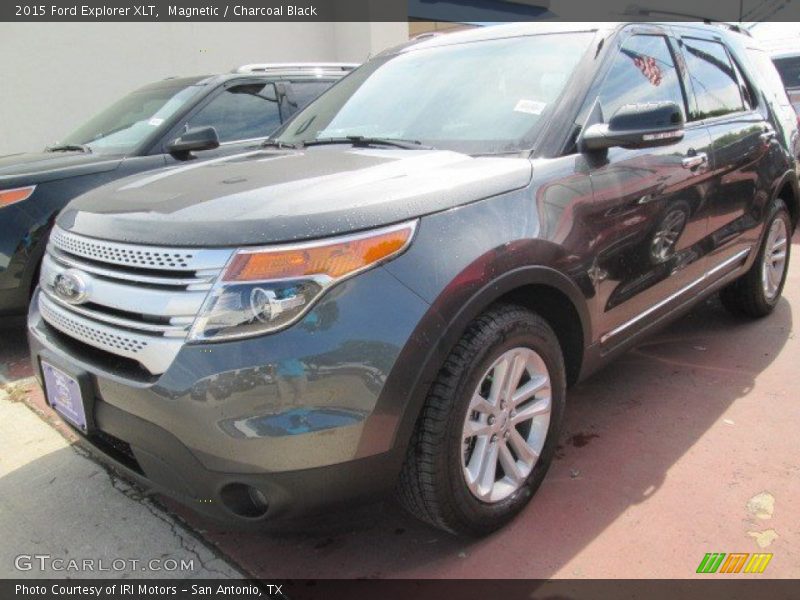Magnetic / Charcoal Black 2015 Ford Explorer XLT