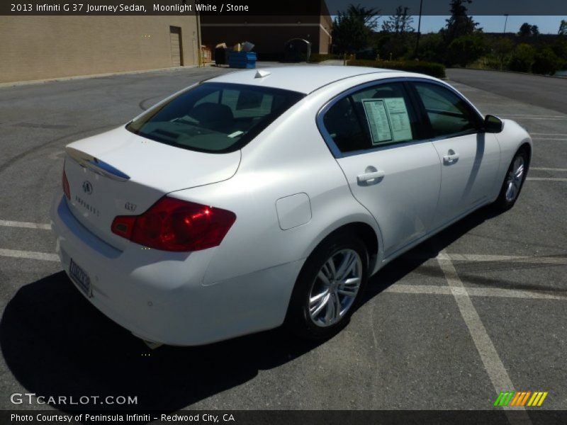 Moonlight White / Stone 2013 Infiniti G 37 Journey Sedan