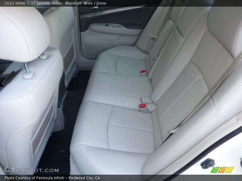 Moonlight White / Stone 2013 Infiniti G 37 Journey Sedan