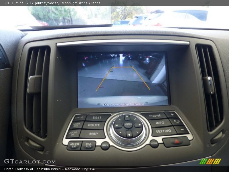 Moonlight White / Stone 2013 Infiniti G 37 Journey Sedan