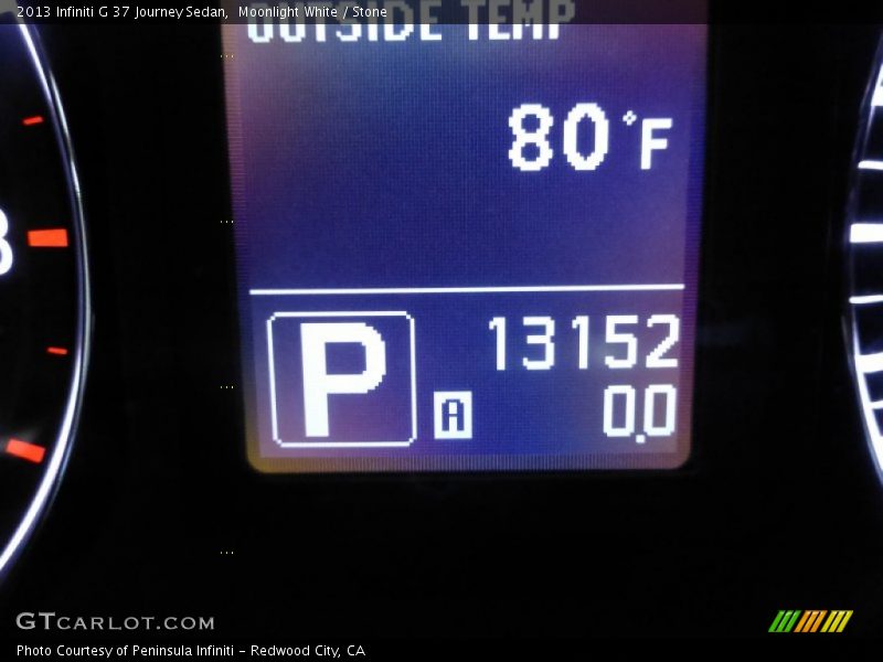 Moonlight White / Stone 2013 Infiniti G 37 Journey Sedan