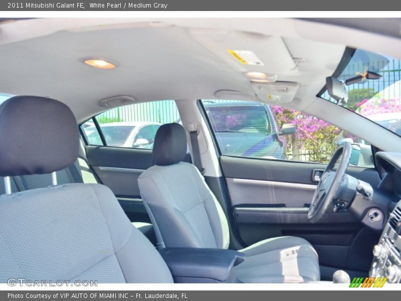 White Pearl / Medium Gray 2011 Mitsubishi Galant FE