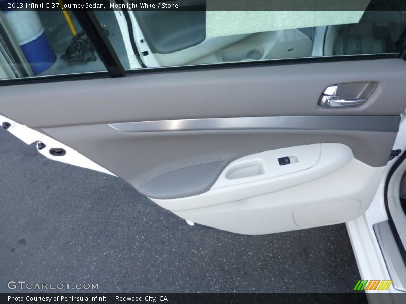 Moonlight White / Stone 2013 Infiniti G 37 Journey Sedan