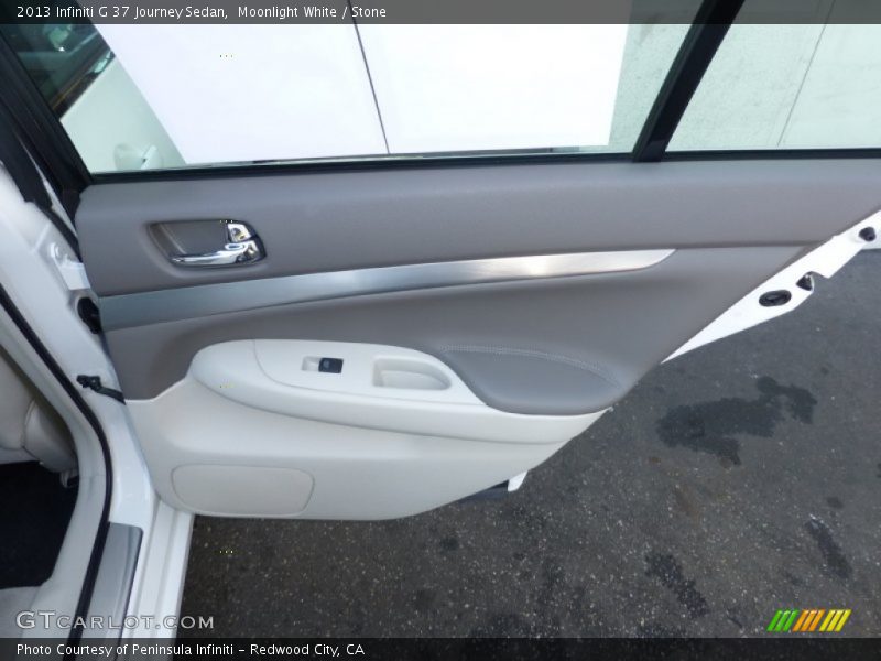 Moonlight White / Stone 2013 Infiniti G 37 Journey Sedan