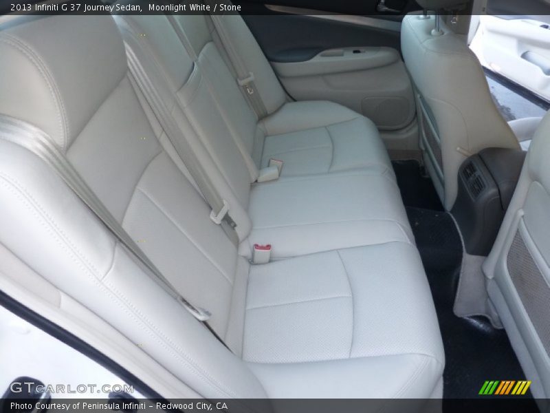 Moonlight White / Stone 2013 Infiniti G 37 Journey Sedan