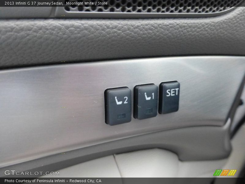 Moonlight White / Stone 2013 Infiniti G 37 Journey Sedan