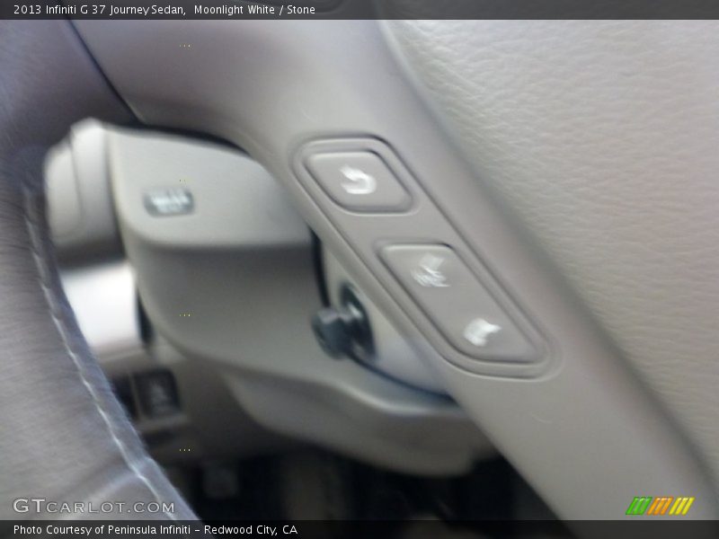 Moonlight White / Stone 2013 Infiniti G 37 Journey Sedan
