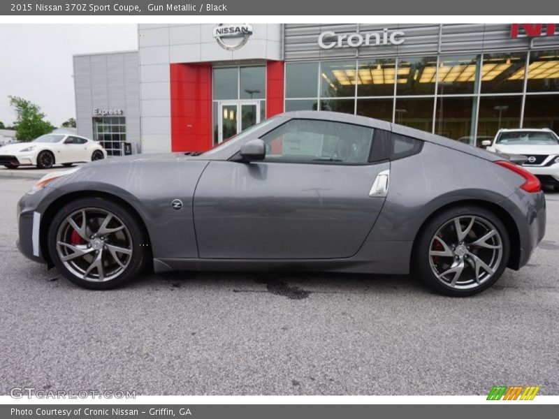 Gun Metallic / Black 2015 Nissan 370Z Sport Coupe