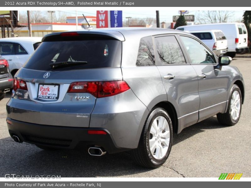 Polished Metal Metallic / Taupe 2012 Acura RDX Technology SH-AWD
