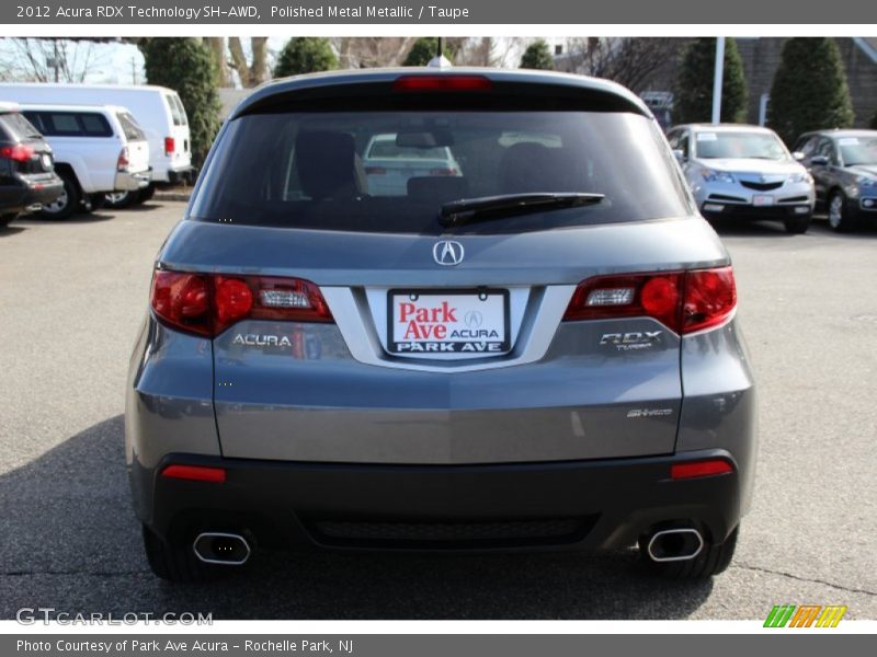 Polished Metal Metallic / Taupe 2012 Acura RDX Technology SH-AWD