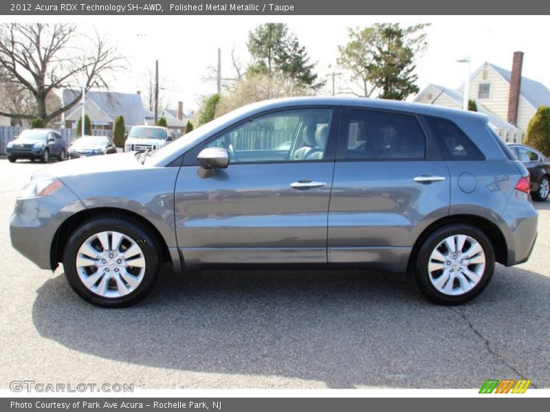 Polished Metal Metallic / Taupe 2012 Acura RDX Technology SH-AWD