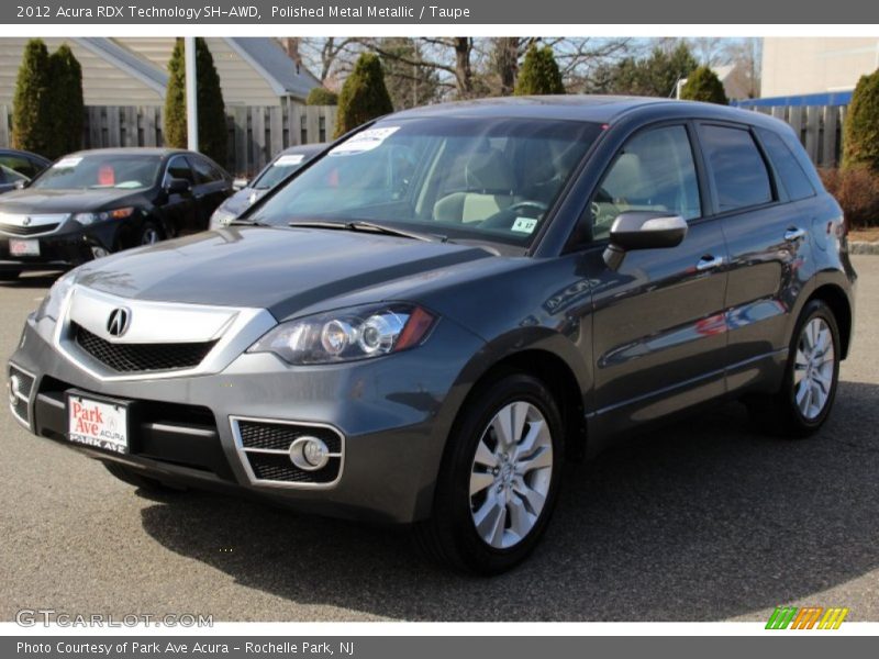 Polished Metal Metallic / Taupe 2012 Acura RDX Technology SH-AWD