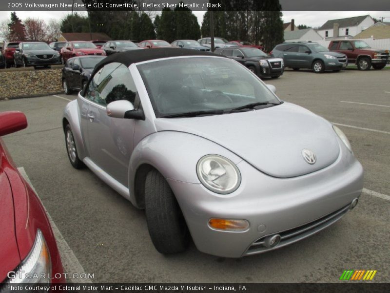 Reflex Silver Metallic / Black 2005 Volkswagen New Beetle GLS Convertible