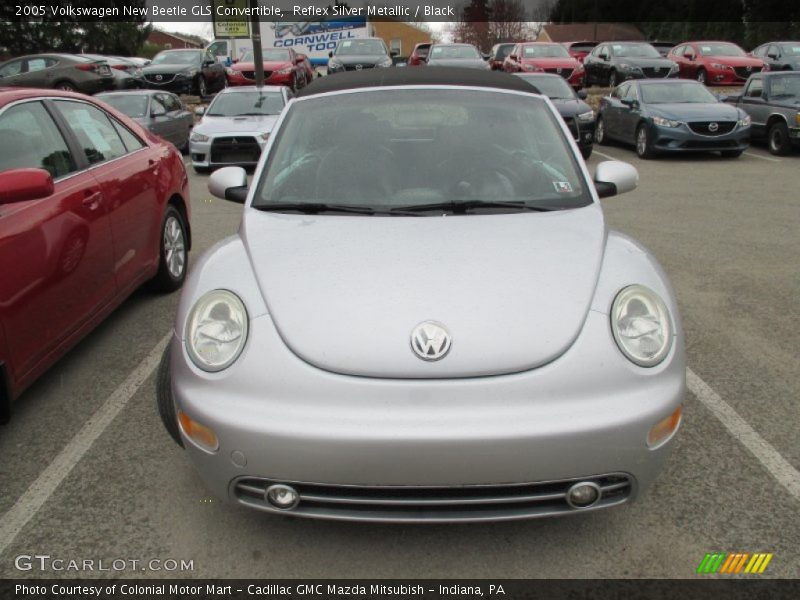 Reflex Silver Metallic / Black 2005 Volkswagen New Beetle GLS Convertible