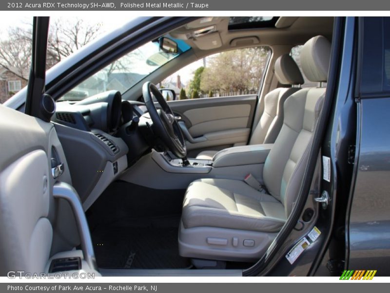 Polished Metal Metallic / Taupe 2012 Acura RDX Technology SH-AWD