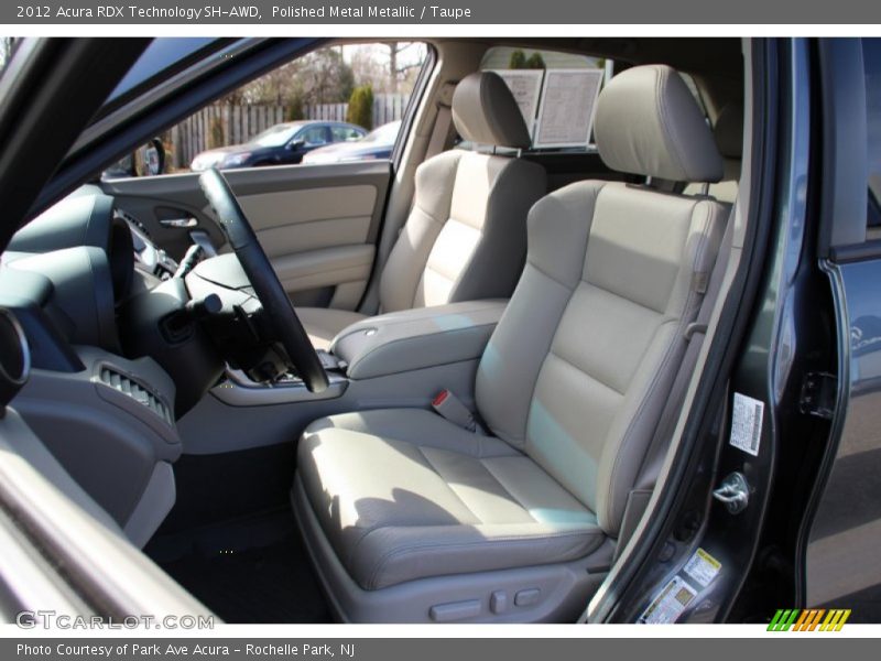Polished Metal Metallic / Taupe 2012 Acura RDX Technology SH-AWD