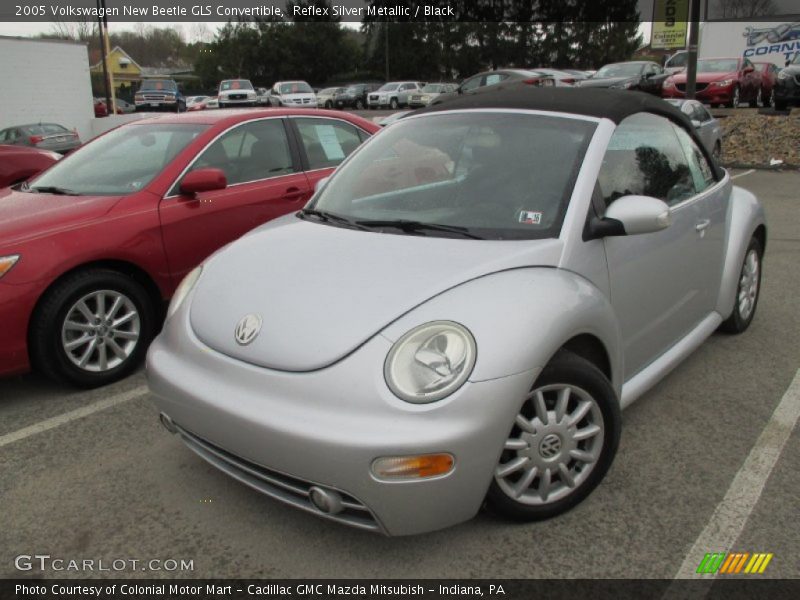 Reflex Silver Metallic / Black 2005 Volkswagen New Beetle GLS Convertible