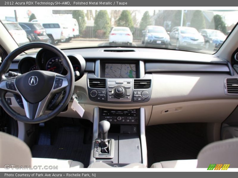 Polished Metal Metallic / Taupe 2012 Acura RDX Technology SH-AWD