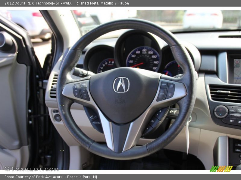 Polished Metal Metallic / Taupe 2012 Acura RDX Technology SH-AWD