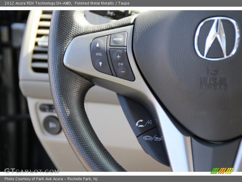 Polished Metal Metallic / Taupe 2012 Acura RDX Technology SH-AWD