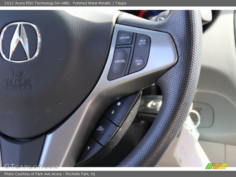 Polished Metal Metallic / Taupe 2012 Acura RDX Technology SH-AWD