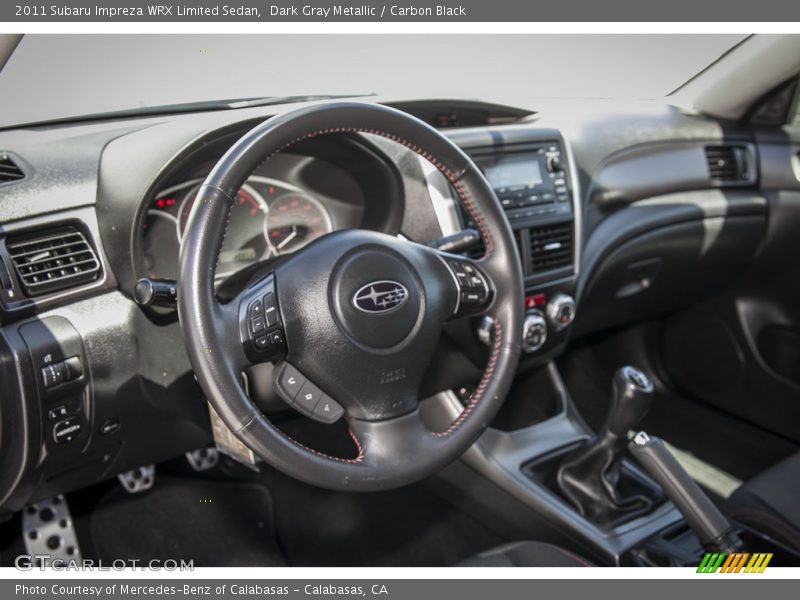 Dashboard of 2011 Impreza WRX Limited Sedan