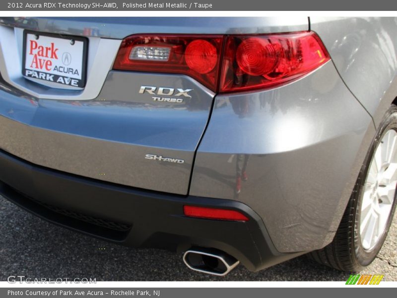 Polished Metal Metallic / Taupe 2012 Acura RDX Technology SH-AWD