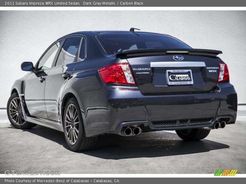 Dark Gray Metallic / Carbon Black 2011 Subaru Impreza WRX Limited Sedan