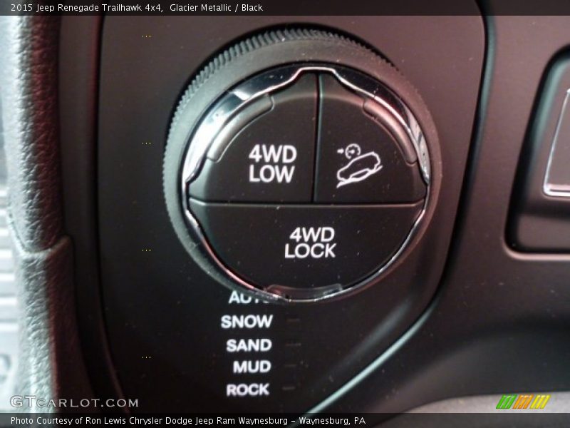 Controls of 2015 Renegade Trailhawk 4x4