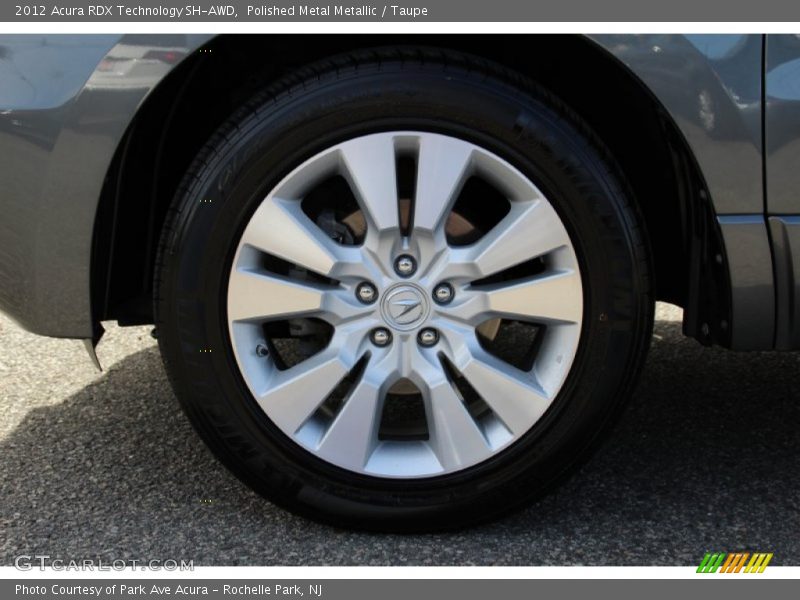 Polished Metal Metallic / Taupe 2012 Acura RDX Technology SH-AWD
