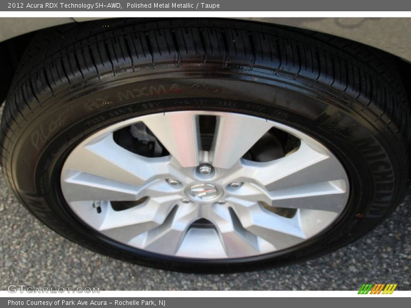 Polished Metal Metallic / Taupe 2012 Acura RDX Technology SH-AWD