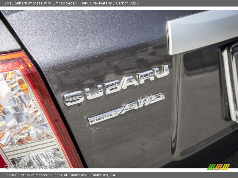 Dark Gray Metallic / Carbon Black 2011 Subaru Impreza WRX Limited Sedan