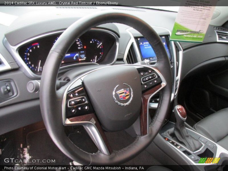 Crystal Red Tintcoat / Ebony/Ebony 2014 Cadillac SRX Luxury AWD
