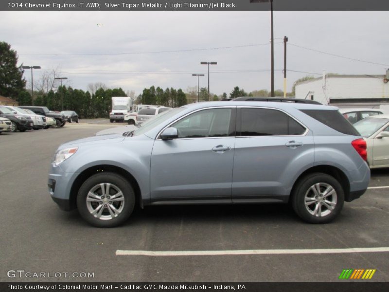 Silver Topaz Metallic / Light Titanium/Jet Black 2014 Chevrolet Equinox LT AWD