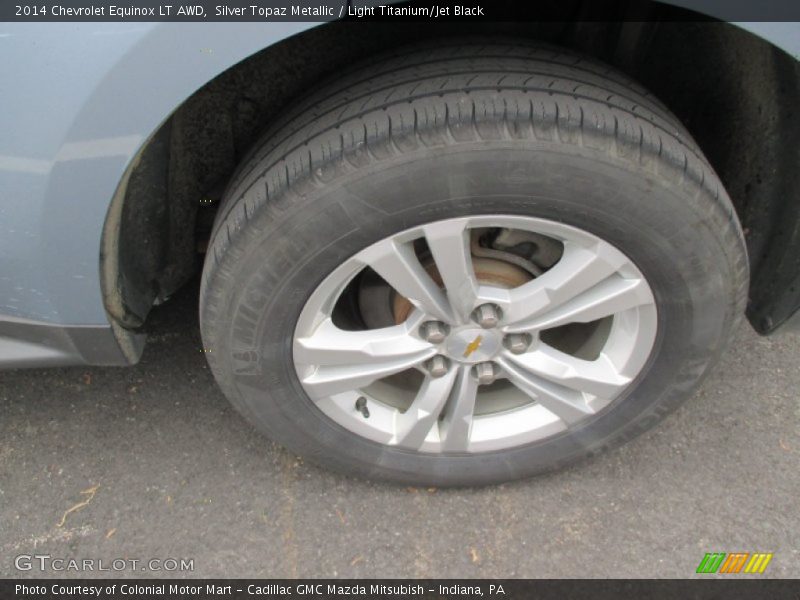 Silver Topaz Metallic / Light Titanium/Jet Black 2014 Chevrolet Equinox LT AWD