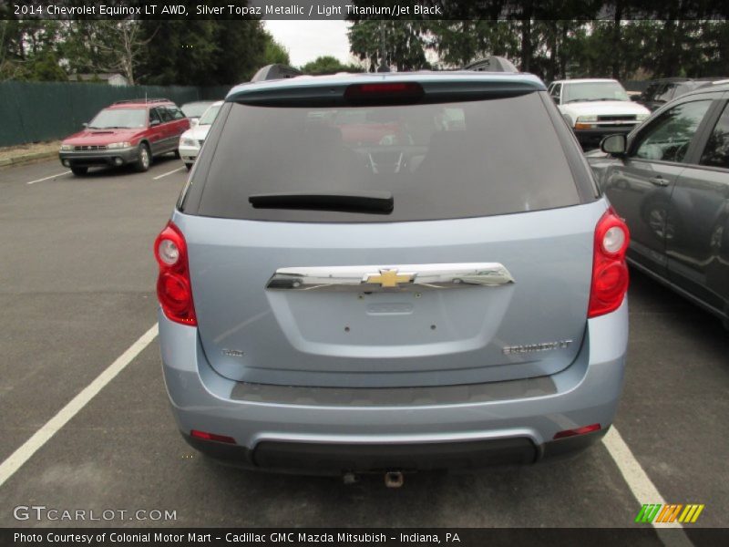 Silver Topaz Metallic / Light Titanium/Jet Black 2014 Chevrolet Equinox LT AWD