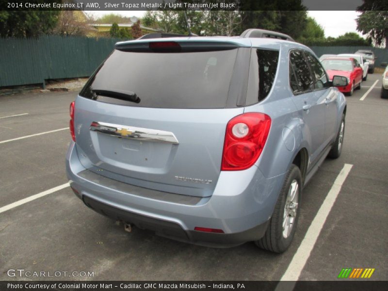 Silver Topaz Metallic / Light Titanium/Jet Black 2014 Chevrolet Equinox LT AWD