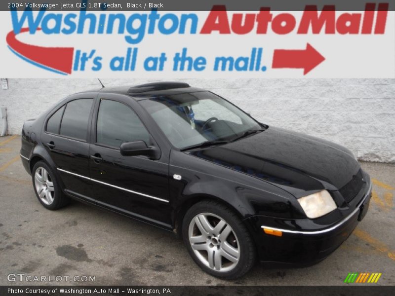 Black / Black 2004 Volkswagen Jetta GLS 1.8T Sedan