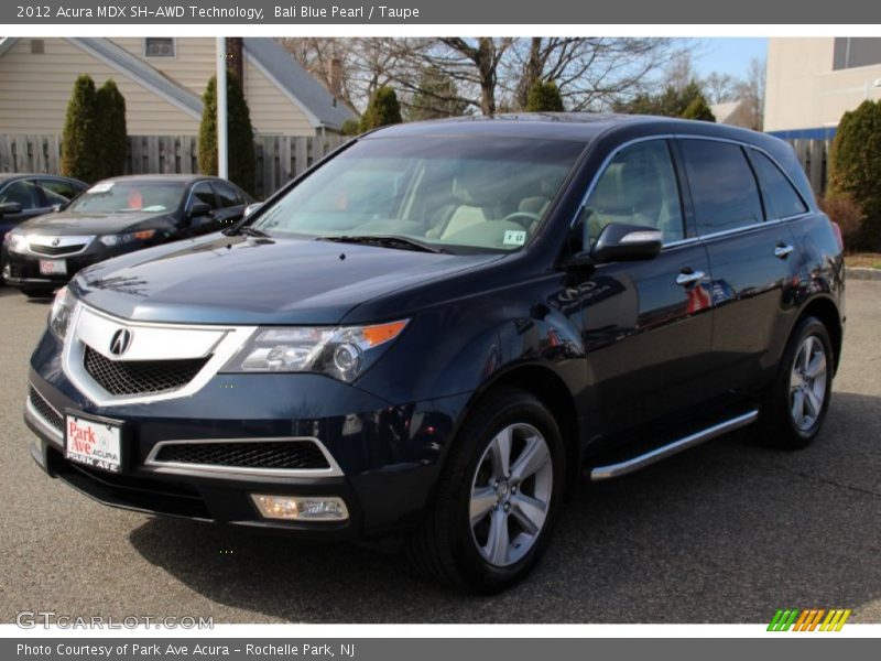 Bali Blue Pearl / Taupe 2012 Acura MDX SH-AWD Technology