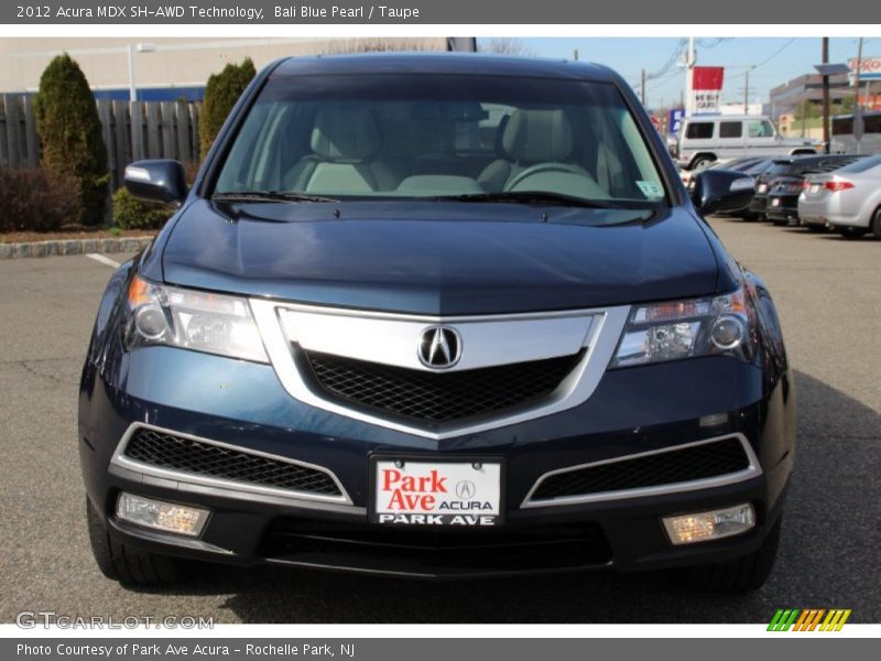 Bali Blue Pearl / Taupe 2012 Acura MDX SH-AWD Technology