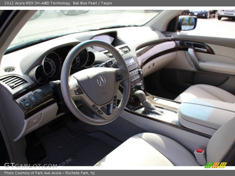 Bali Blue Pearl / Taupe 2012 Acura MDX SH-AWD Technology
