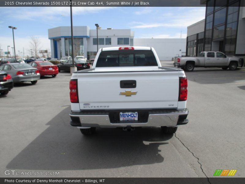 Summit White / Jet Black 2015 Chevrolet Silverado 1500 LTZ Z71 Crew Cab 4x4