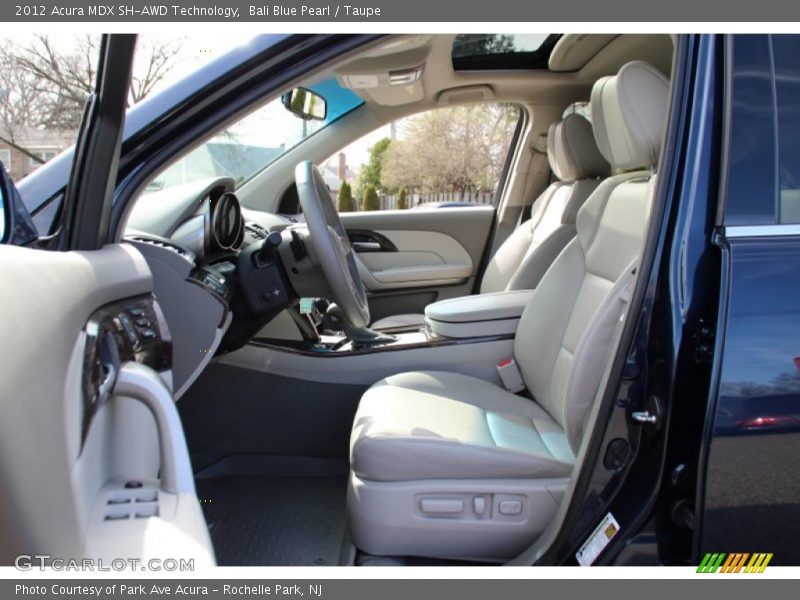 Bali Blue Pearl / Taupe 2012 Acura MDX SH-AWD Technology