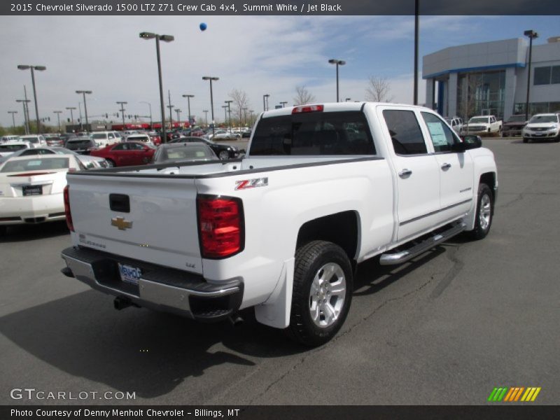 Summit White / Jet Black 2015 Chevrolet Silverado 1500 LTZ Z71 Crew Cab 4x4