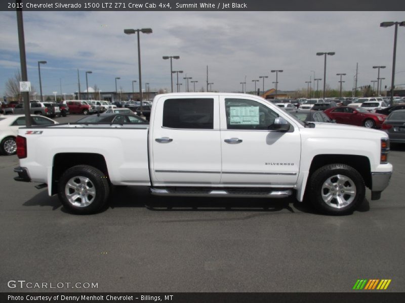 Summit White / Jet Black 2015 Chevrolet Silverado 1500 LTZ Z71 Crew Cab 4x4