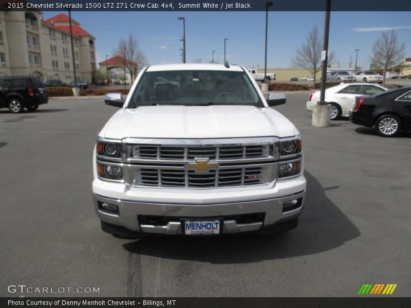 Summit White / Jet Black 2015 Chevrolet Silverado 1500 LTZ Z71 Crew Cab 4x4