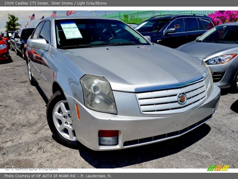Silver Smoke / Light Gray/Ebony 2006 Cadillac CTS Sedan